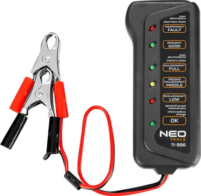 Produktbild von NEO TOOLS Batterietester 11-986