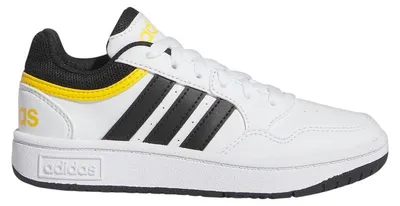 Produktbild von adidas Hoops Cloud White Core Black Bold Gold (GS) - EU 29