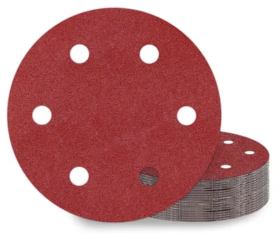 Produktbild von Schleifpapier Klett 225mm 6 Loch P100 25 Stück für Trockenbauschleifer