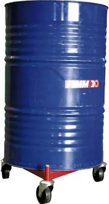 Produktbild von Fassroller 400 kg Tragfähigkeit, 660x660x200 mm, mit 3 schwenkbaren Nylonrollen Ø 100 mm, für 60-220 l Fässer