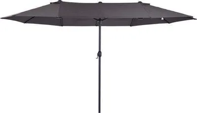Obrázek produktu pro Outsunny slunečník zahradní slunečník oválný dvojitý slunečník s kličkou 84D-030V01
