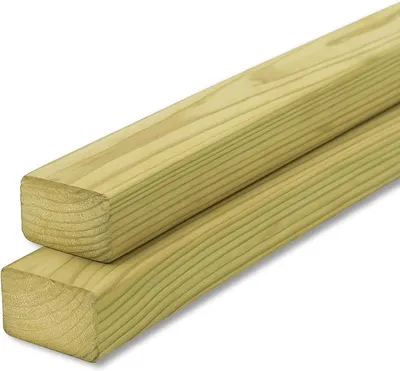 Productafbeelding van Constructiehout Grenen - Houten Planken - Houtbouw Projecten - Ketel Geïmpregneerd - 35x55 mm - Groen