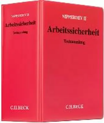 Produktbild von Arbeitssicherheit (ohne Fortsetzungsnotierung). Inkl. 82. Ergänzungslieferung