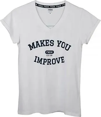 Produktbild von Nox Basic Kurzarm-t-shirt Weiß S Damen Weiß S