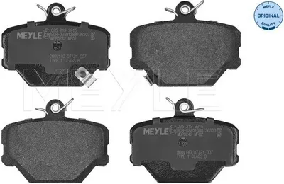 Produktbild von MEYLE 025 219 9915 Bremsbeläge Vorne für SMART FORTWO Coupe (451) CITY-COUPE (450) FORTWO Cabrio (451) FORTWO Coupe (450) CABRIO (450)