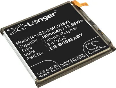 Produktbild von TECHTEK Akku Kompatibel mit [Samsung] Galaxy S21 Ultra, Galaxy S21 Ultra 5G, SC-52B, SGH-N748, SM-G9980, SM-G998A, SM-G998B/DS, SM-G998D, SM-G998N, S