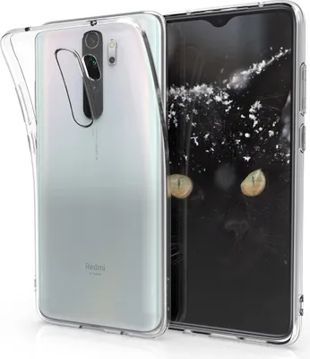 Produktbild von kwmobile Hülle kompatibel mit Xiaomi Redmi Note 8 Pro - Silikon Handyhülle transparent - Handy Case in Transparent