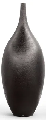 Produktbild von Casa Padrino Luxus Deko Blumentopf Matt Schwarz Ø 78 x H. 200 cm - Garten Deko