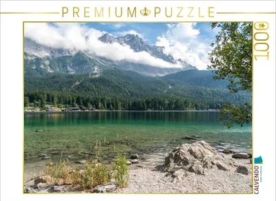 Produktbild von CALVENDO Puzzle Eibsee bei Grainau | 1000 Teile Lege-Größe 64 × 48 cm Foto-Puzzle für glückliche Stunden