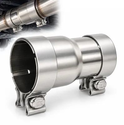 Zdjęcie produktu dla Kolektor wydechowy ze stali nierdzewnej, średnica 63-76 mm