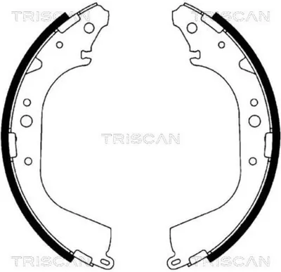 Productafbeelding van TRISCAN Remklauwset achter, artikelnummer 8100 10519