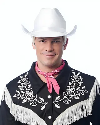 Produktbild von Weißer Cowboy Kostümhut