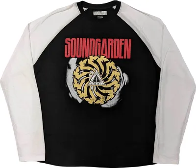 Obrázek produktu pro Soundgarden - "Tour 2017" Tričko pánské/dámské uni s raglánovým rukávem RO5778 (L) (Černá/bílá)