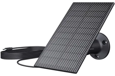 Produktbild von Protectly® Solarpanel 1,5W für Überwachungskamera – USB-C Solarmodul, IP65, 180° Halterung & Montagezubehör
