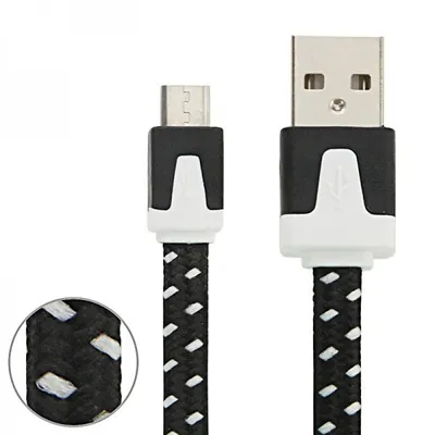 Immagine prodotto di cavo USB per dati e ricarica da 1 m, nero, per tutti gli smartphone e i tablet Micro USB