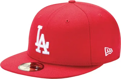 Produktbild von New Era 59Fifty Cap - BASIC LA Dodgers rot / weiß - 7 1/8