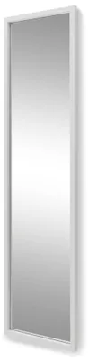 Produktbild von Spinder Design SENZA M2 Spiegel, moderner Stahl, Weiß, 185x50 cm