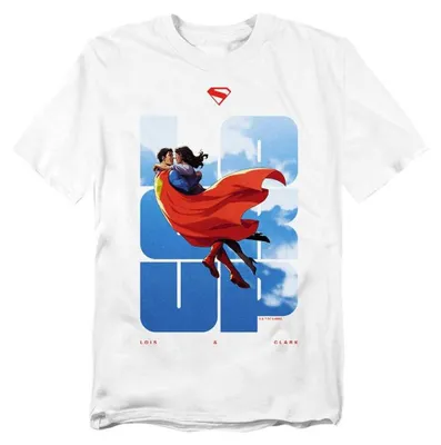 Productafbeelding van Superman - "2025 Kijk Omhoog" T-shirt voor heren/dames, uni model, TV38523 (5XL) (wit), AI-gegenereerde afbeelding