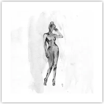 Produktbild von Poster - Poster ohne Rahmen - Nacktheit Frau Körper - 40x40 cm - Wand Bild - Wanddeko - Wandbilder - Kunstposter - Wandposter - Bilder - Kunstdruck - Wanddekoration - Wandbild - P2XAC40x40-5075