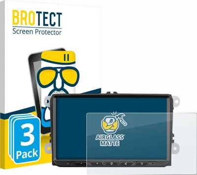 Produktbild von 3x BROTECT Entspiegelungs Schutzglas für Zenec Z-E2065 Schutzfolie Panzer Folie Glas Display Schutz matt