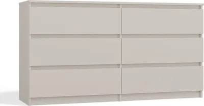 Produktbild von Selsey Malwa - Kommode mit sechs Schubladen, greige, 138 cm