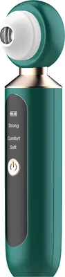 Imagen del producto de Removedor de comedones eléctrico con succión y espejo de aumento, color verde