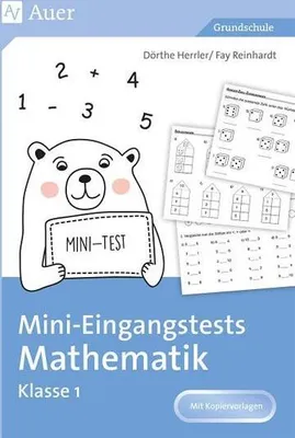 Obrázok produktu pre Mini-Eingangstests Mathematik - Klasse 1
