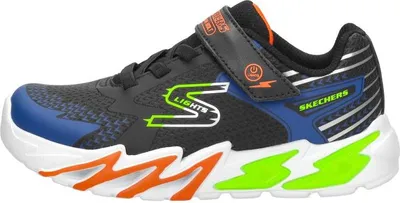 Image de Skechers S Lights: Flex-Glow Bolt  Klittenband Laag - Zwart - Maat 28