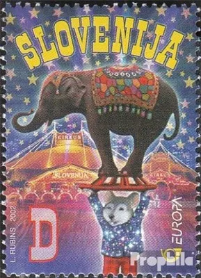 Produktbild von Briefmarken Slowenien 2002 Mi 403 (kompl.Ausg.) gestempelt Zirkus