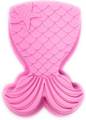 Meerjungfrau-Silikon-Backform, 24 cm, für Kuchen, Pudding & Schokolade