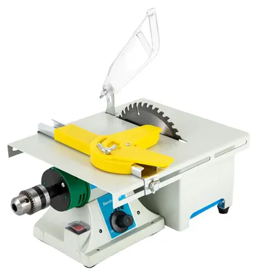 Obrázok produktu pre Mini stolová kotúčová píla – multifunkčná brúska 5 v 1 – motor 300 W – 800–10 000 otáčok za minútu – kotúč 15 cm – hĺbka rezu 1 cm – zástrčka 220 V (štandard EÚ)