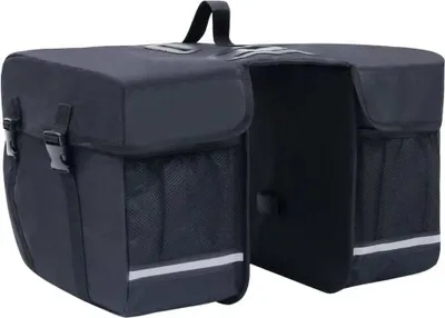 Image de vidaXL vidaXL - Sacoche - pour - porte-bagages - double - étanche - 35 - L - noir