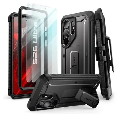 Obrázok produktu pre Puzdro na mobilný telefón Galaxy S26 Ultra, Supcase UB Pro (noSP) + 2x sklo, čierne