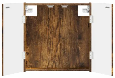 Produktbild von Dartboard Schrank ALKMAAR Räuchereiche 52,5 x 10,5 x 53,5 cm