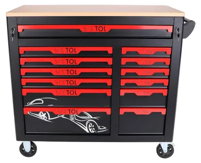 Obrázok produktu pre Dielenský vozík s náradím MECHANIC TROLLEY TITAN 1559, 13 zásuviek, 1559 ks náradia