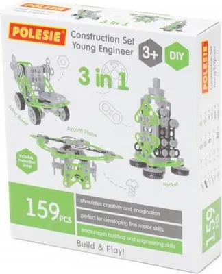 Produktbild von Polesie 86662 Erfinderset 159 Teile in einer Box
