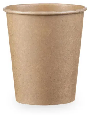 Produktbild von 100x Kaffeebecher 'Coffee To Go' Pappbecher 100% ohne Kunststoff braun 200ml