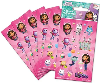 Produktbild von GABBY DOLLHOUSE 4520126 6 Stickerbögen