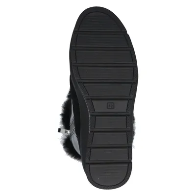 Produktbild von Caprice Damen Stiefelette gesteppter Boot metallischer Glanz 9-26226-29, Größe:38 EU, Farbe:Schwarz