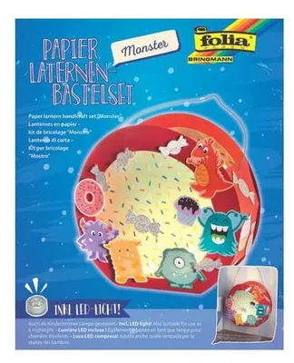 Produktbild von Folia 68104, Papierlaterne, Papier, Gemischte Farben, Abbildung, Junge/Mädchen, 5 Stück(e)
