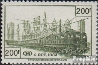 Produktbild von Briefmarken Belgien 1952 Mi EP297 (kompl.Ausg.) postfrisch Eisenbahnpaketmarke