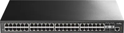 Image de Cudy GS5048S4 Commutateur réseau administrable L3 Gigabit Ethernet (10/100/1000) Noir