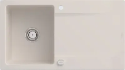 Produktbild von Villeroy & Boch Keramikspüle 333502KR, Siluet 50 Einbauspüle - inkl.