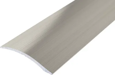 Produktbild von SKANDOR Anpassungsprofil Aluminium Edelstahl gebürstet eloxiert 6x40x1000 mm