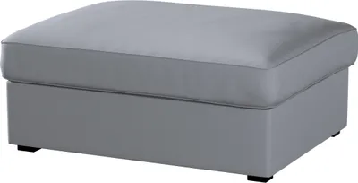 Produktbild von Dekoria Bezug für Kivik Hocker, grau, Bezug für Hocker Kivik