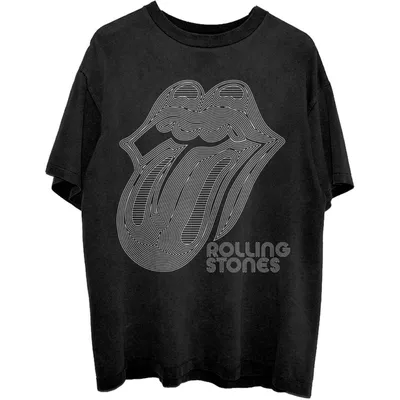 Obrázek produktu pro The Rolling Stones Holographic Tongue Black M Tričko