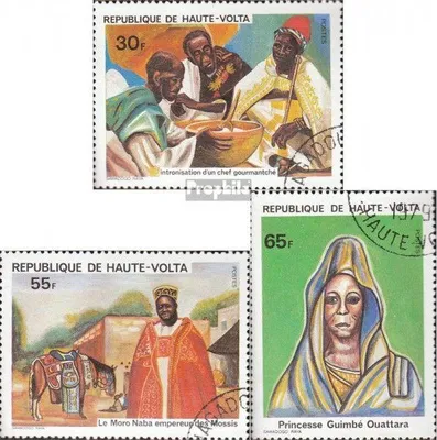 Produktbild von Briefmarken Obervolta 1980 Mi 800-802 (kompl.Ausg.) gestempelt Geschichte