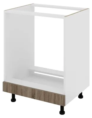 Produktbild von Backofenschrank Karo, Eiche dunkel Sonoma/weiß, 60 x 50 x 80 cm