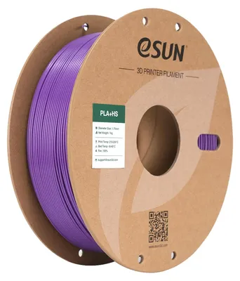 Produktbild von eSUN PLA+HS Filament 1.75mm, Lila, 1KG