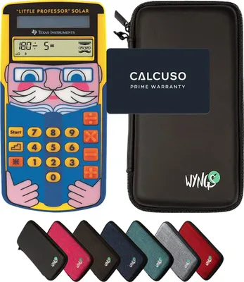 Produktbild von TI-Little Professor inkl. WYNGS Schutztasche Schwarz - Interaktiver Rechentrainer - Basic Set